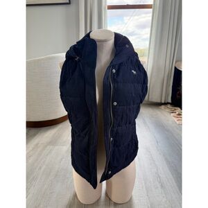 Vintage Abercrombie & Fitch Medium Navy puffer vest